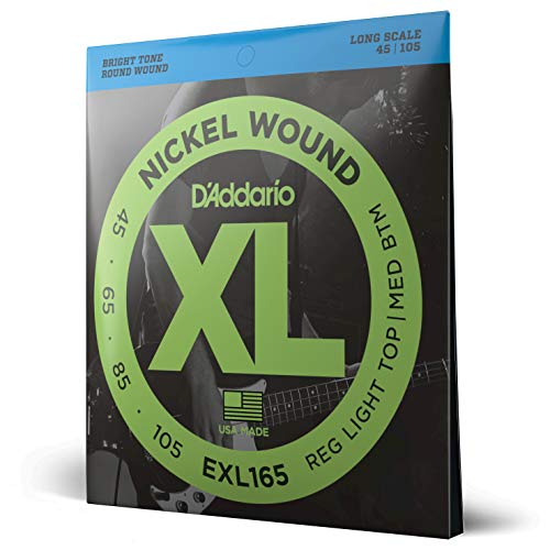 Amazon | D'Addario ダダリオ ベース弦 ニッケル Long Scale .045-.105